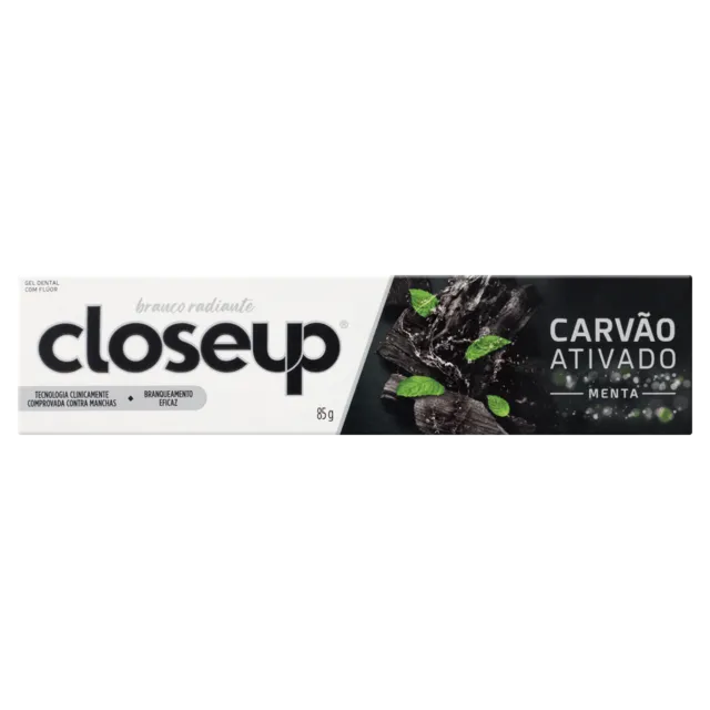 Creme Dental Close Up Carvão Ativado 85G
