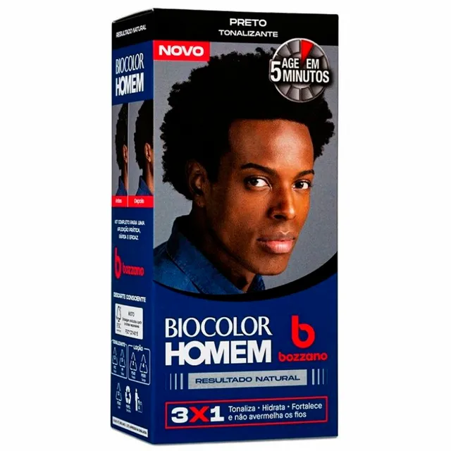 Tintura Biocolor Homem 60g Preto