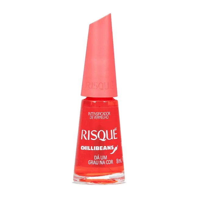 Esmalte Chilli Beans Intensificador De Vermelho Dá Um Grau Na Cor 8ML Risqué