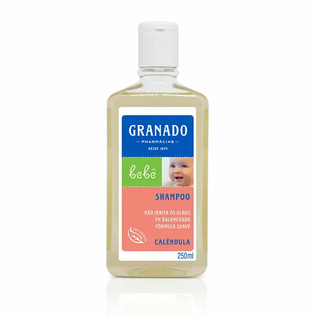 Shampoo Infantil Granado Bebê 250ml Calendula