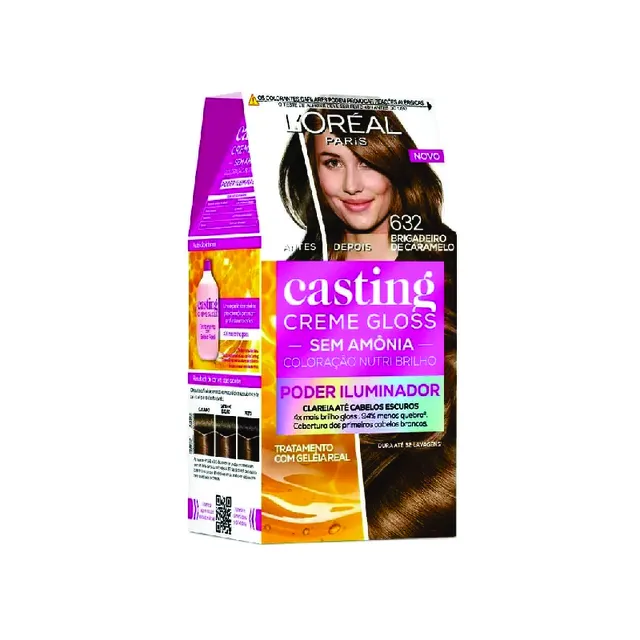 Tintura Loréal Casting Creme Gloss 632 Brigadeiro De Caramelo