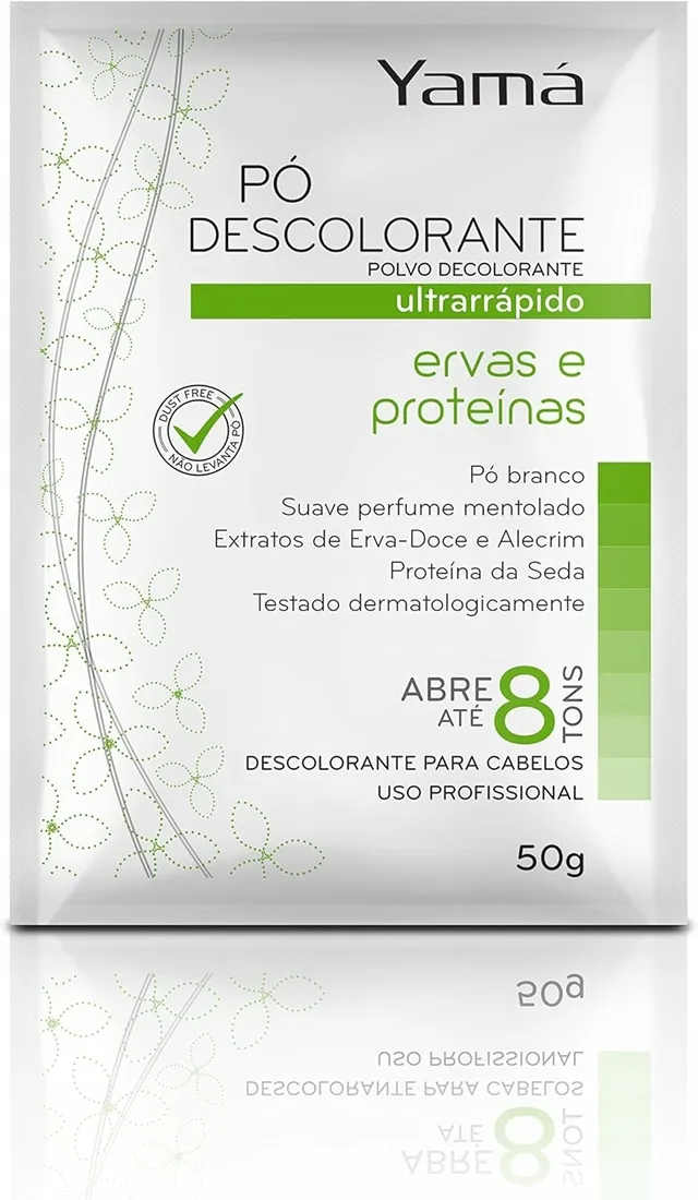 Descolorante Pó Yamá Sach 50g Dust Free