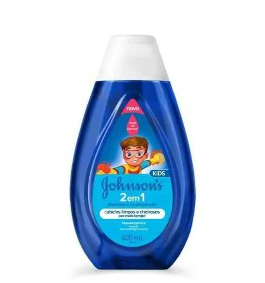 Shampoo e Condicionador Johnsons Kids 2 Em 1 400ml