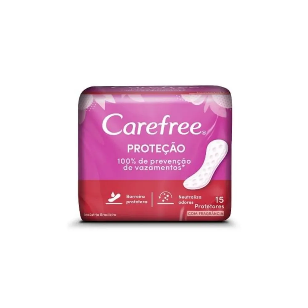 Absorvente Carefree Original Perfume com 15un