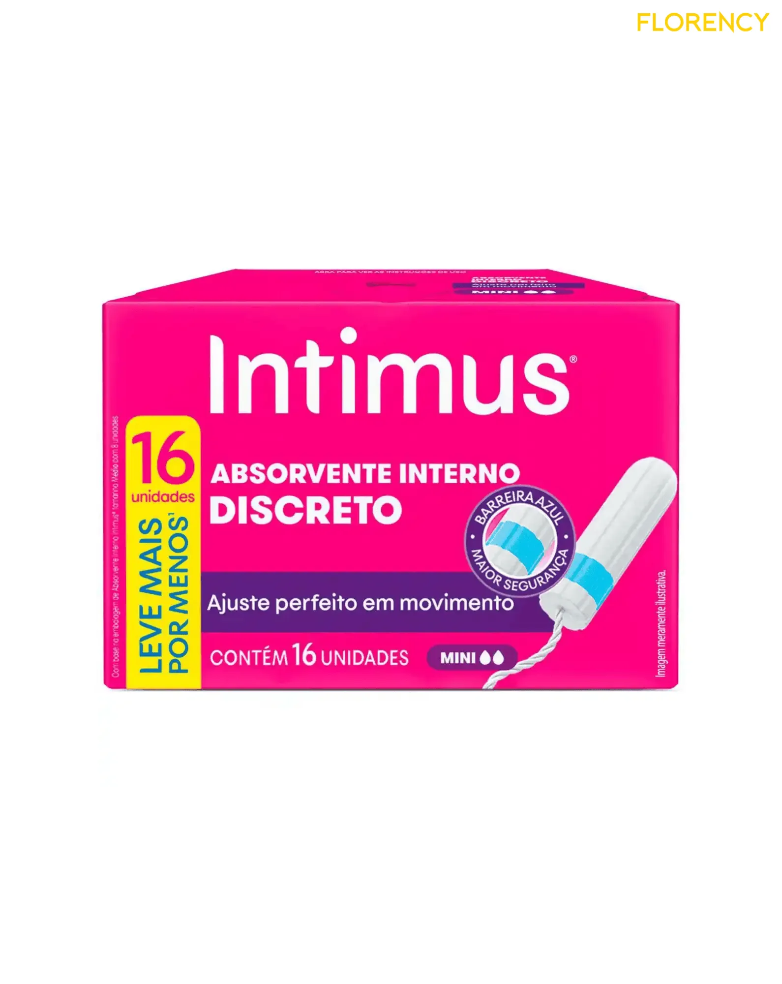Absorvente Interno Intimus Discreto Mini 16un