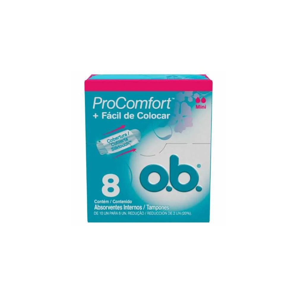 Absorvente Interno Ob Mini Proconfort c/8un