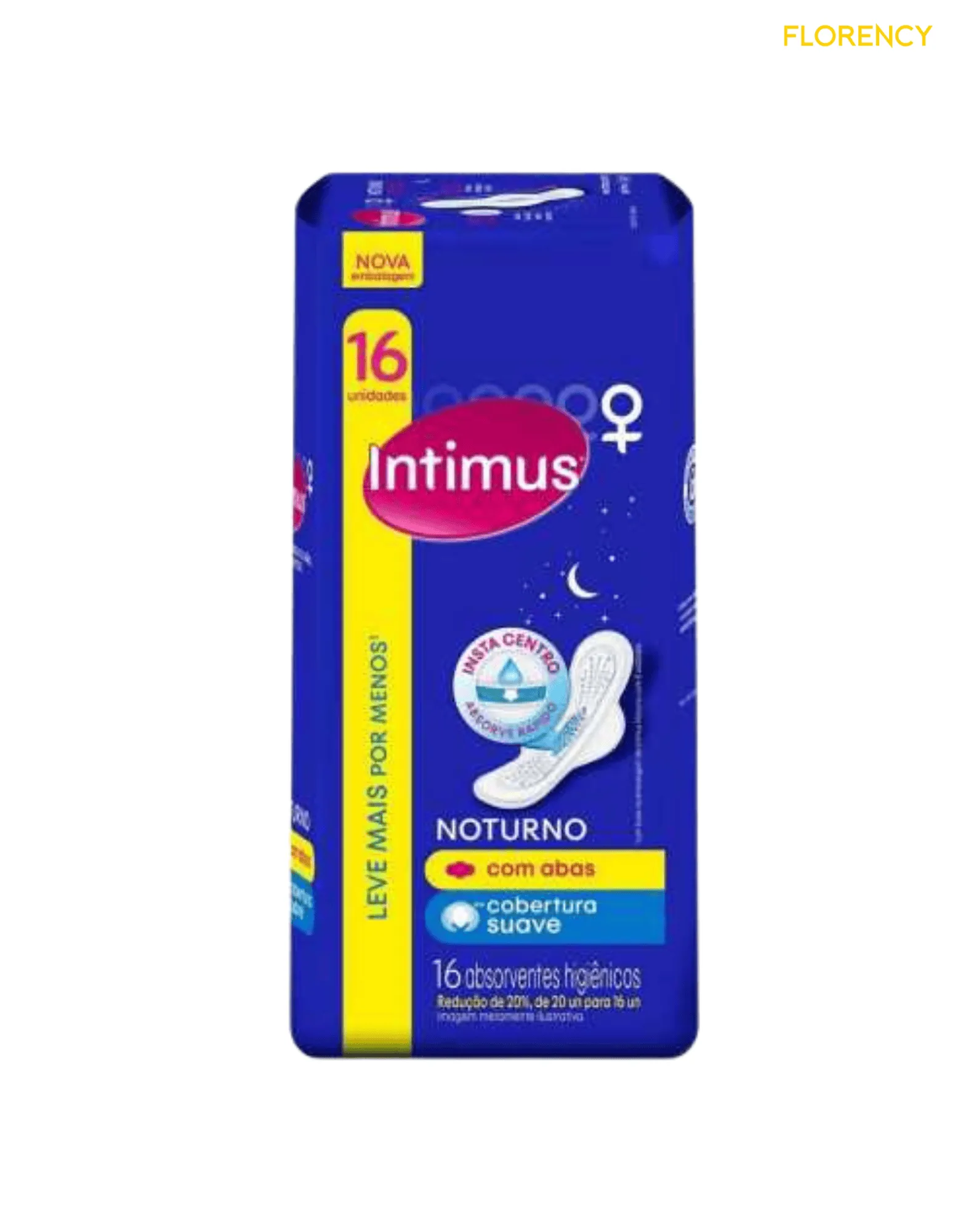 Absorvente Noturno Intimus Extra Proteção Suave 16un