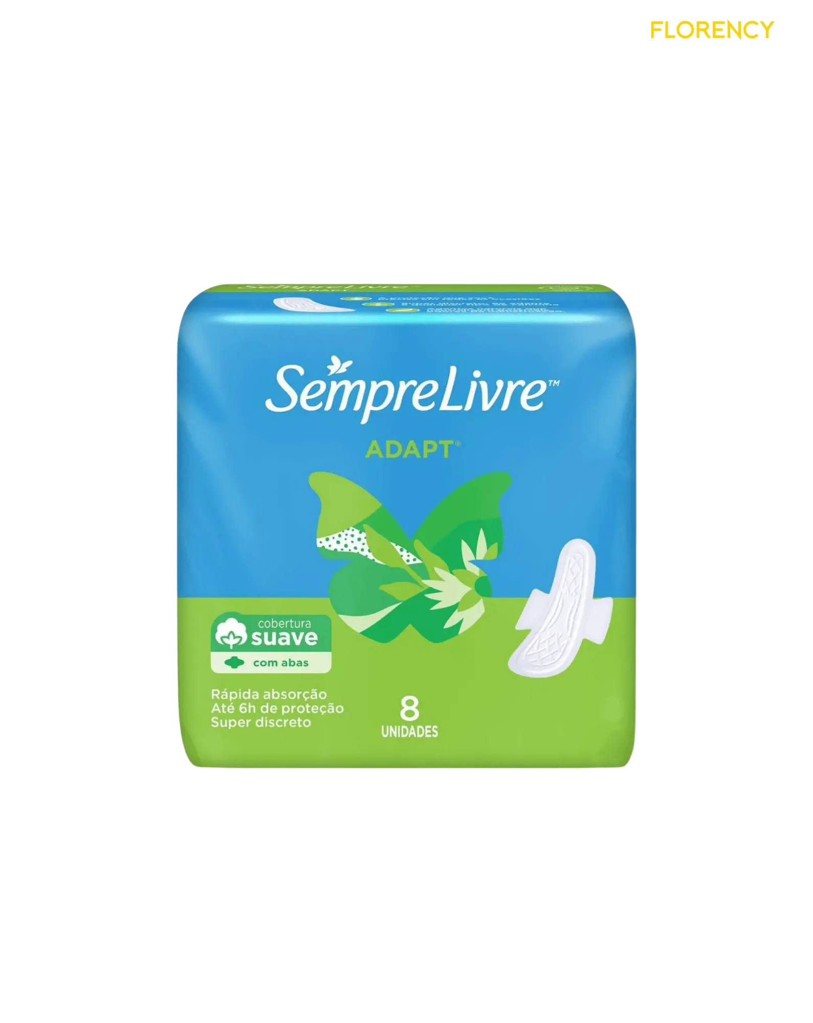 Absorvente Sempre Livre Com Abas 8un