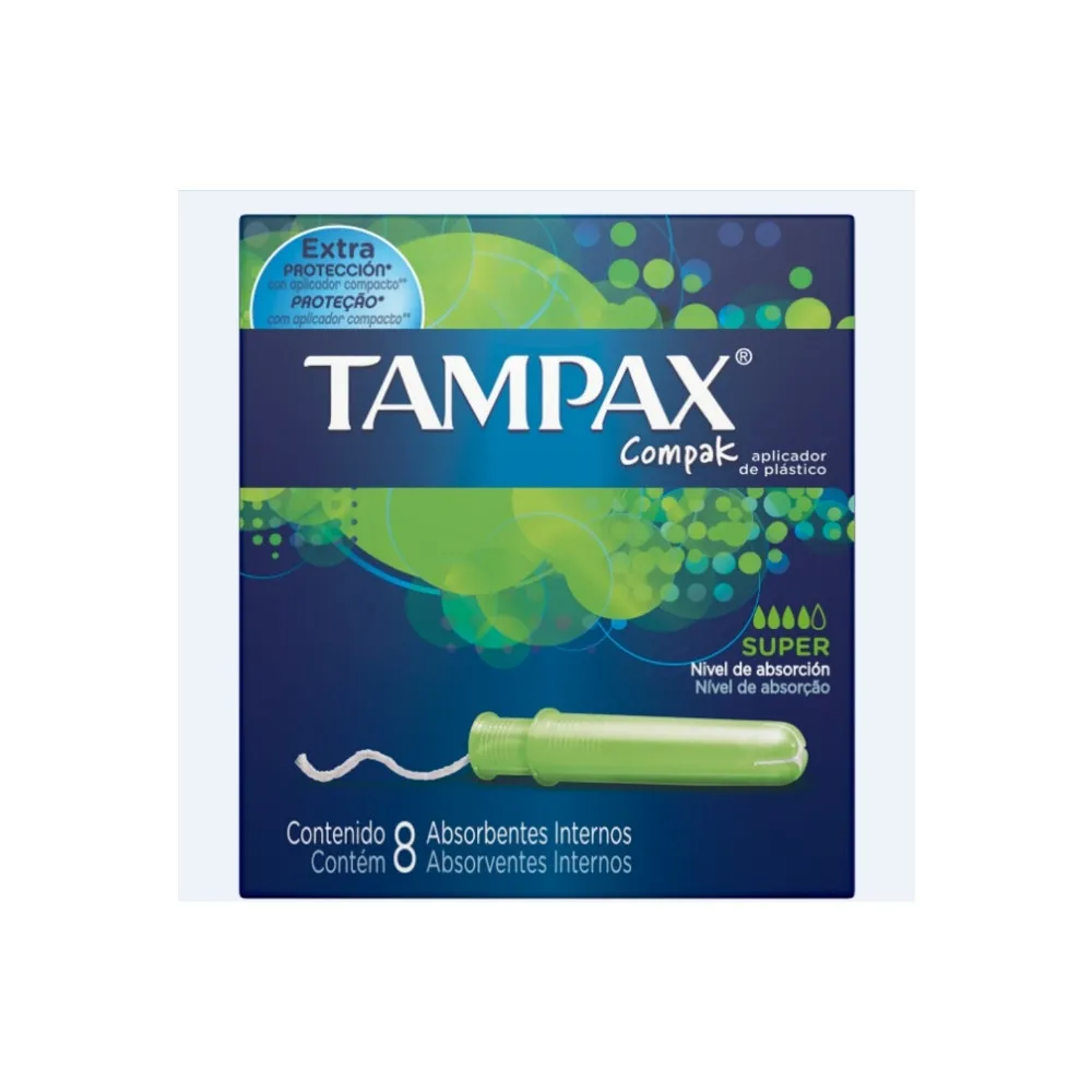 Absorvente Tampax Compak Super C/8