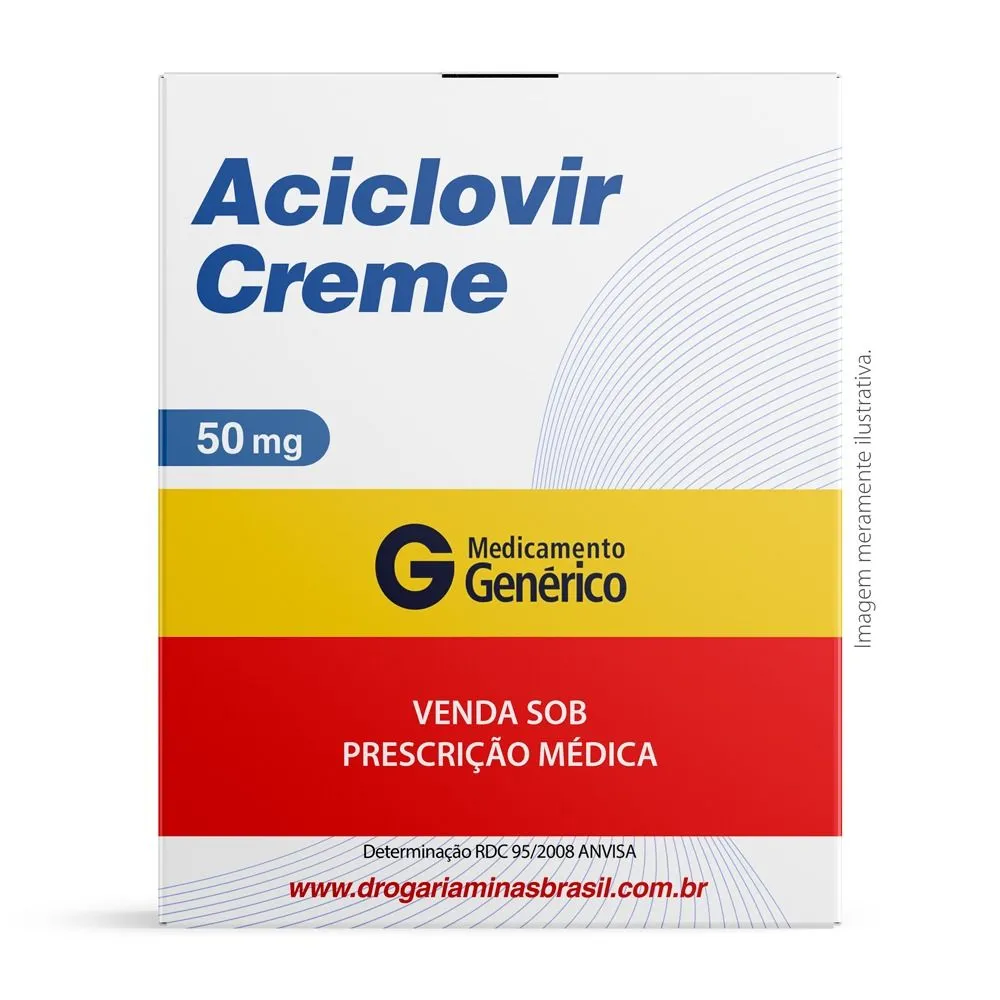 Aciclovir 50Mg/G Creme 10G Genérico Medley