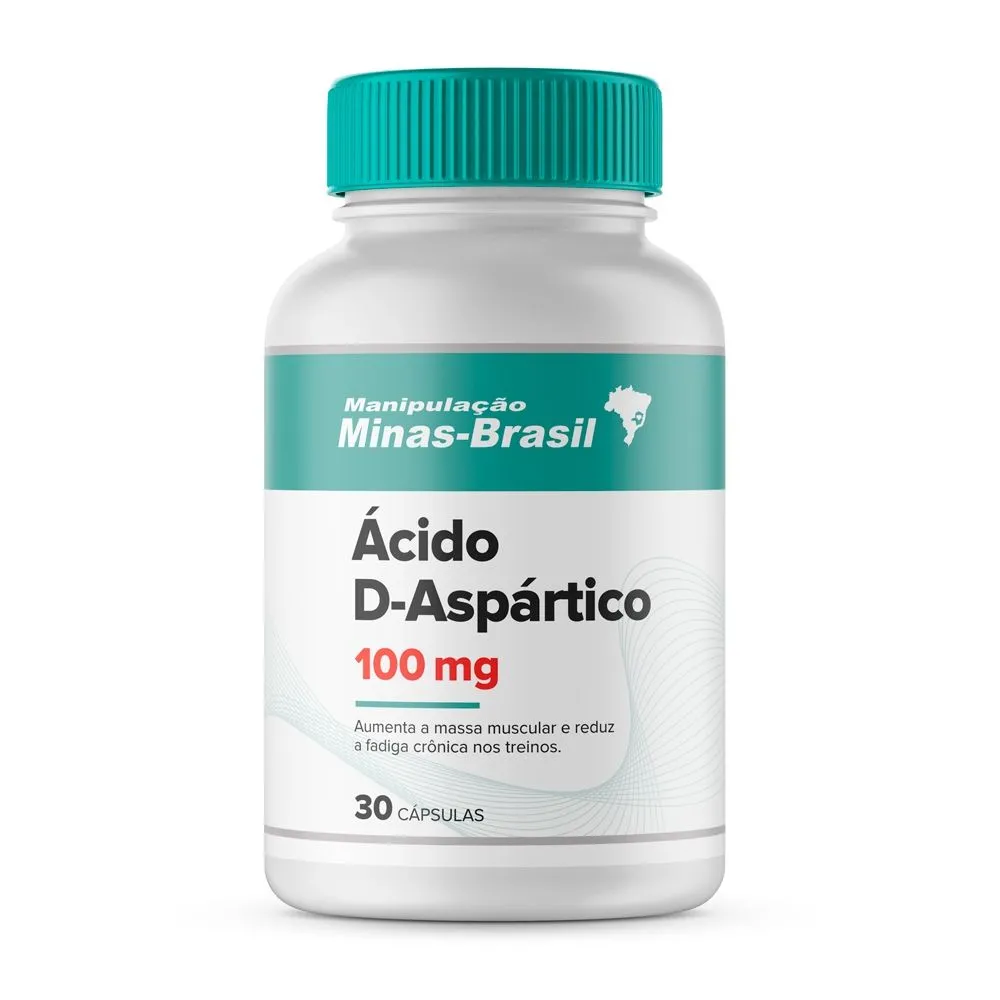 Ácido D-Aspártico 1000Mg com 30 Cápsulas