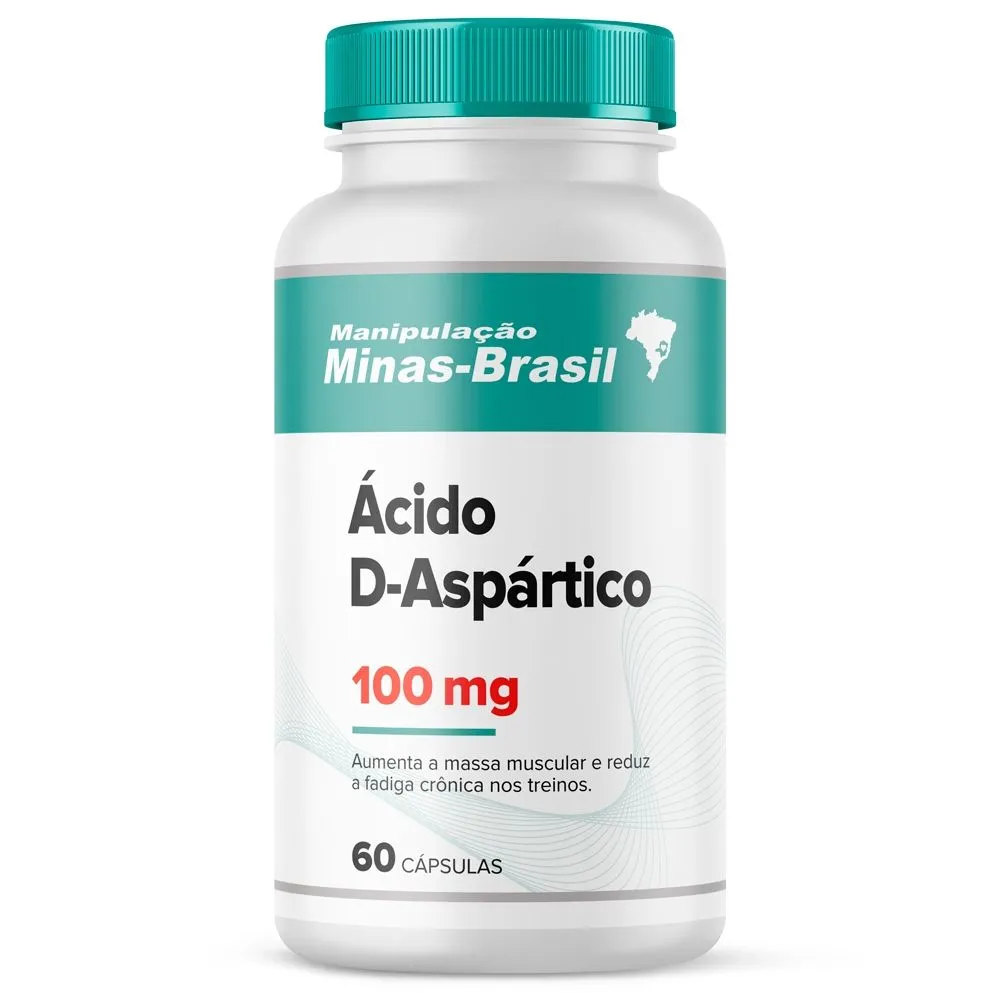 Ácido D-Aspártico 1000Mg com 60 Cápsulas