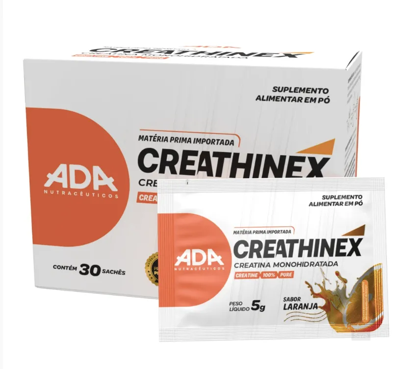 Ada Creathinex Creatina Laranja 30 Sachês 5g