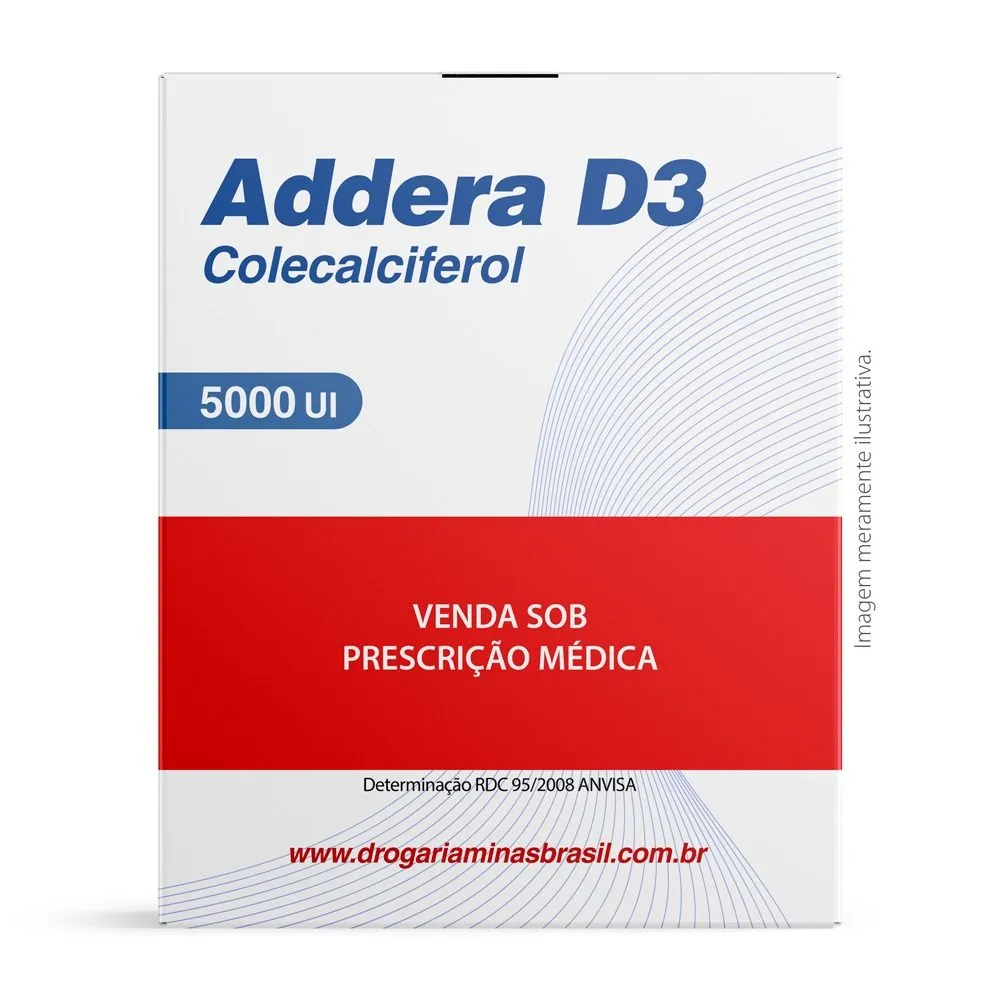 Addera D3 5.000Ui Com 30 Cápsulas