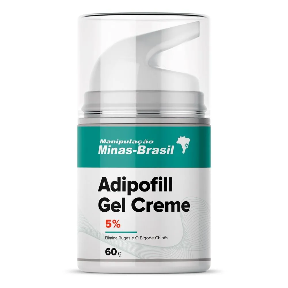 Adipofill 5% - Elimina Rugas e O Bigode Chinês -60G