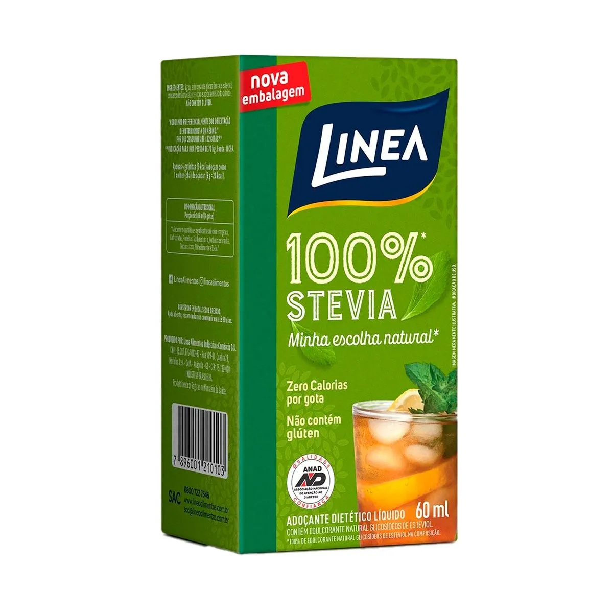 Adoçante Líquido Stevia Linea 60ml