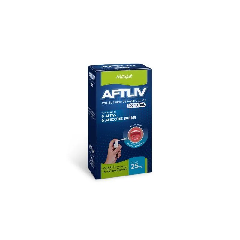 Aftliv 25ml Solução Bucal Natulab