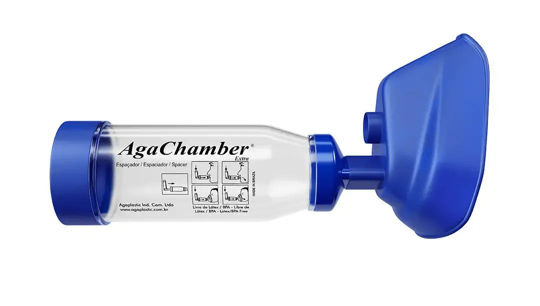 AgaChamber Espaçador Para Inalação Adulto/Infantil AGPMED