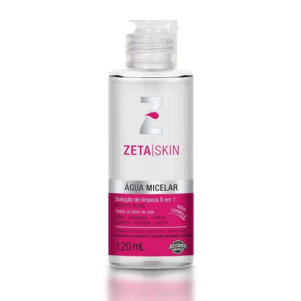 Água Micelar 120ml Zeta Skin