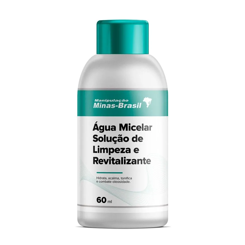 Água Micelar Solução de Limpeza e Revitalizante 60 Ml