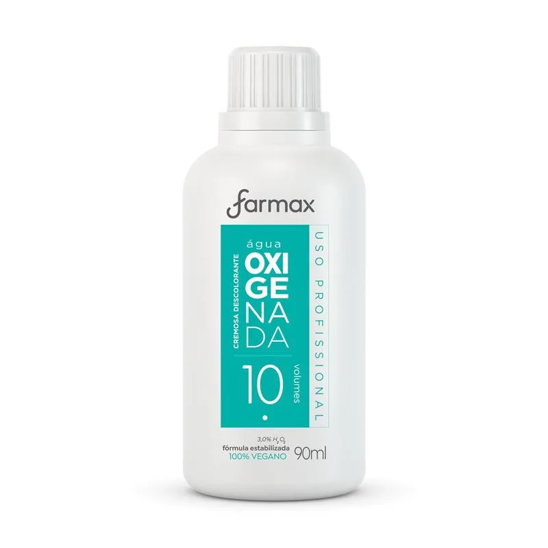 Água Oxigenada 10 Volumes Cremosa Farmax 90ml