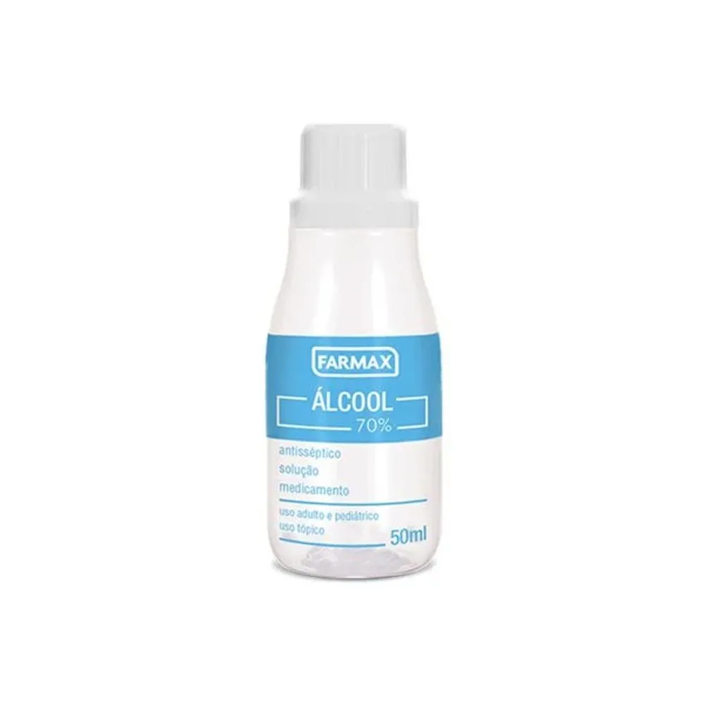 Álcool Líquido 70% Farmax 50ml