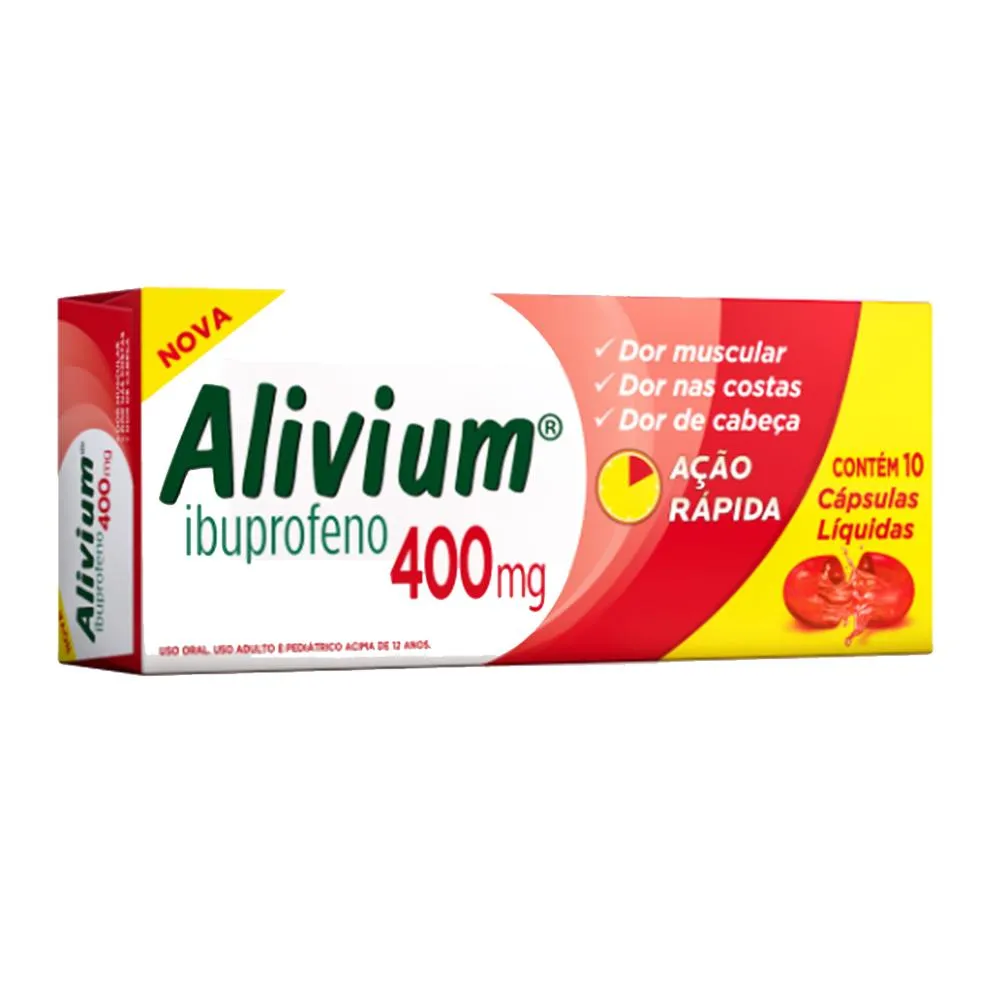 Alivium Mantecorp 400mg 10 Cápsulas