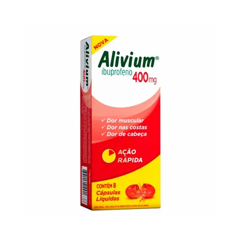 Alivium Mantecorp 400mg 8 Cápsulas