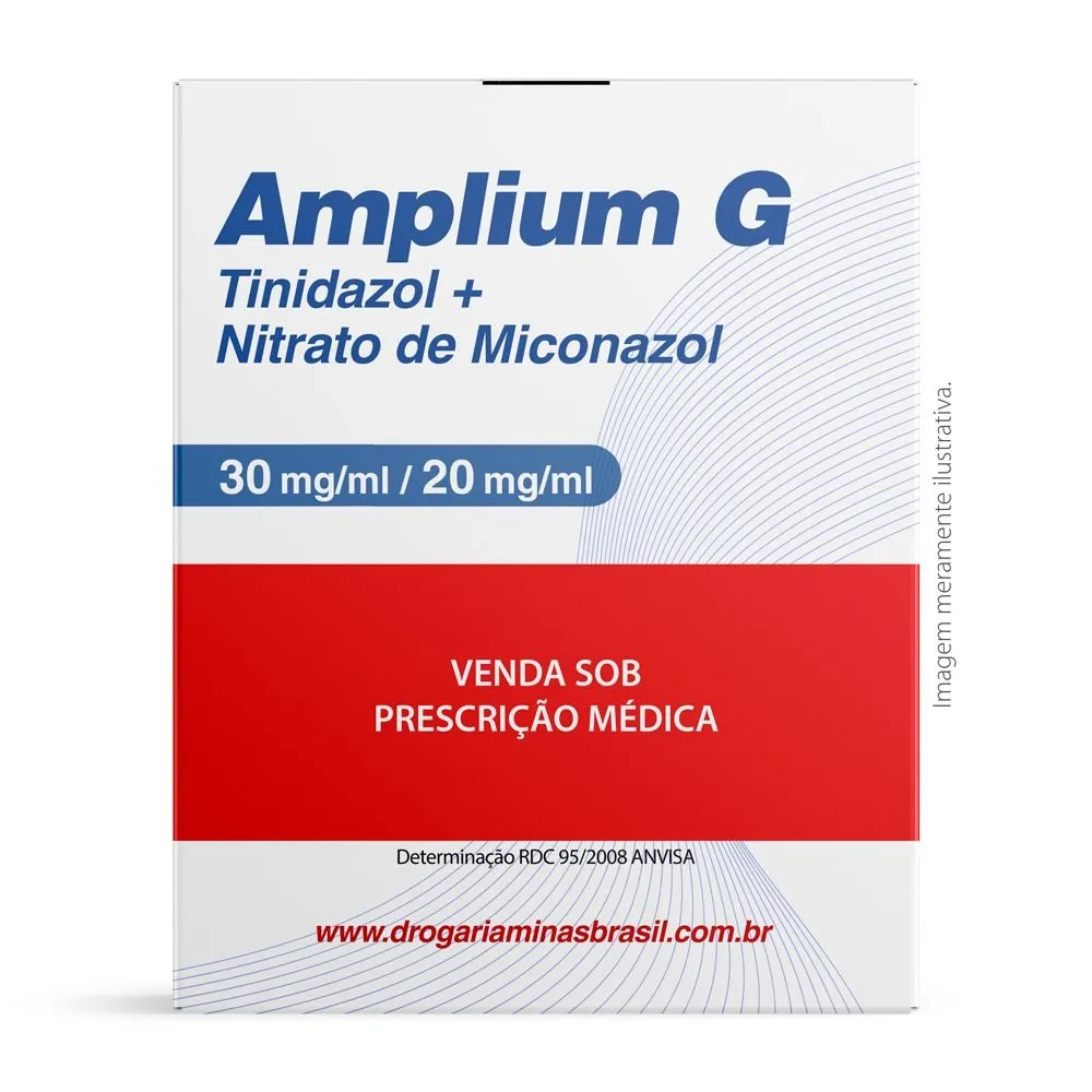 Amplium G Creme Vaginal com 40 Gr + 07 Aplicadores - Mantecorp Farmasa