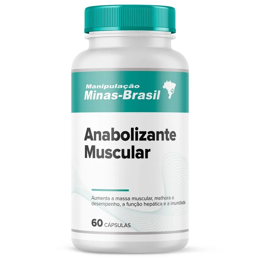 Anabolizante Muscular com 60 Cápsulas