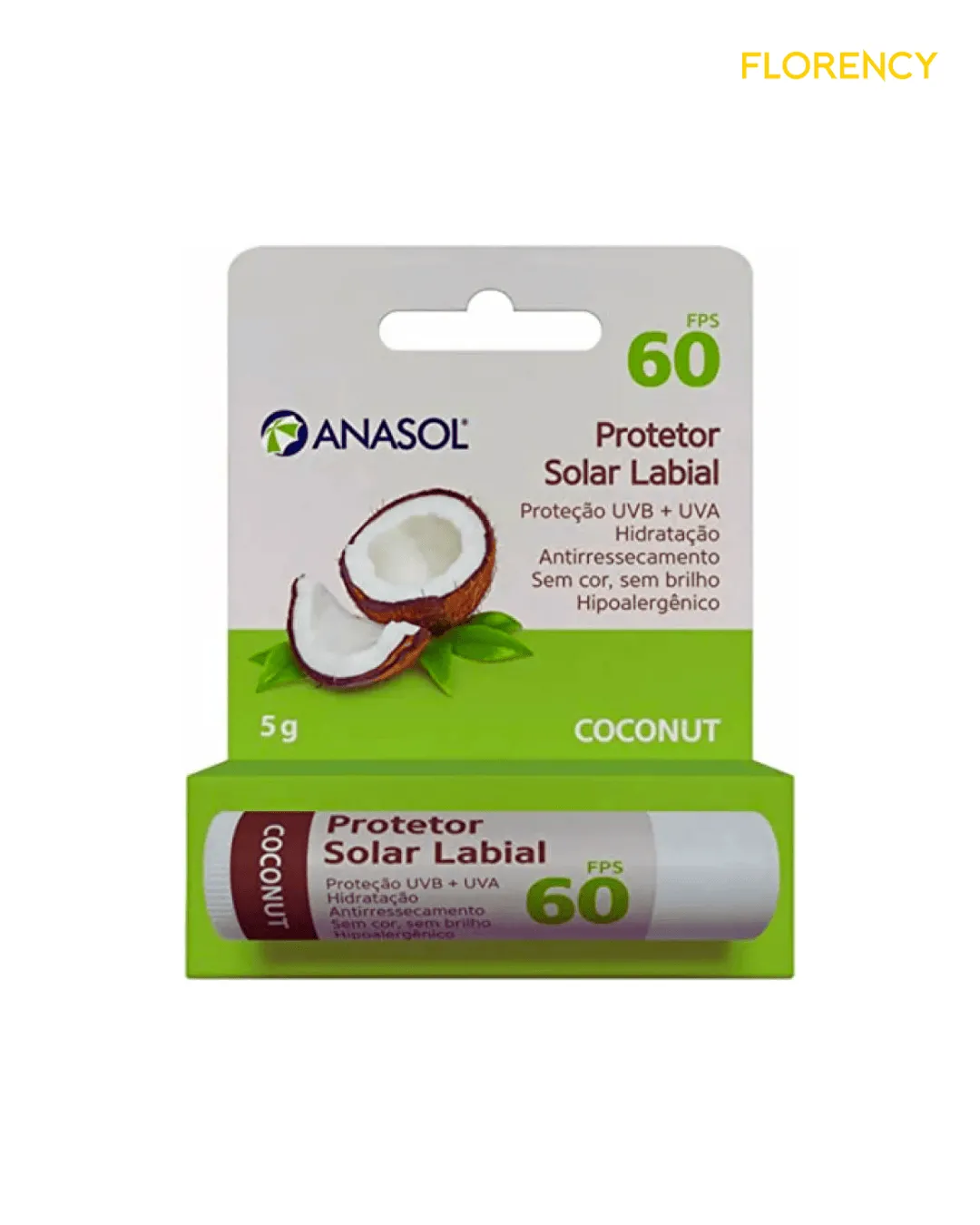 Anasol Protetor Labial Coconut Fps60 5g