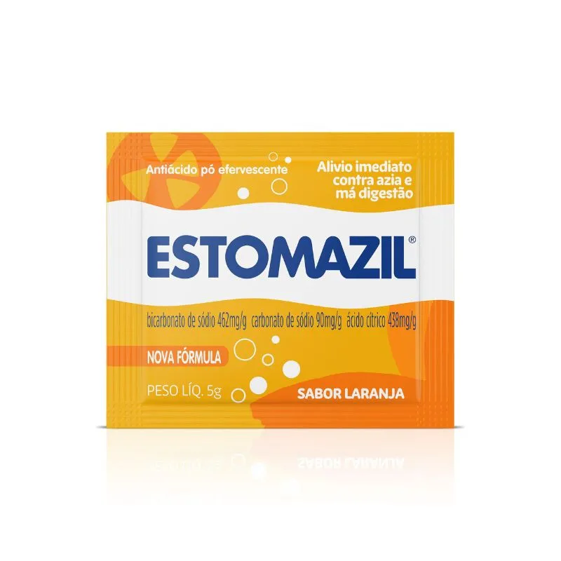 Antiácido Estomazil Pó Efervescente Laranja 5 g