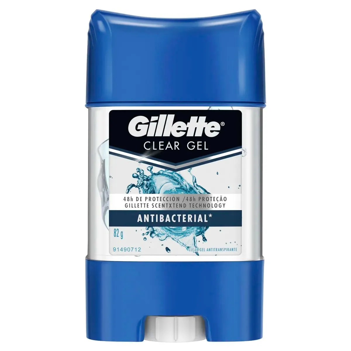 Desodorante Antitranspirante Antibacterial Gillette Clear Gel 82g