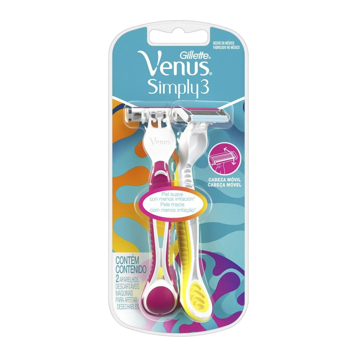 Aparelho de Barbear Venus Simply Com 02 Unidades Gillete
