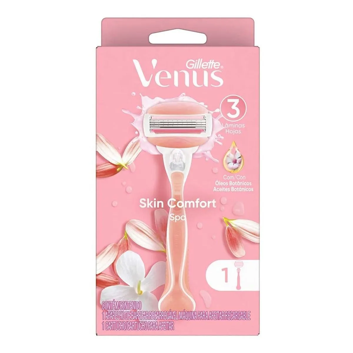 Aparelho de Depilar Gillette Venus Spa Feminino com 1 unidade