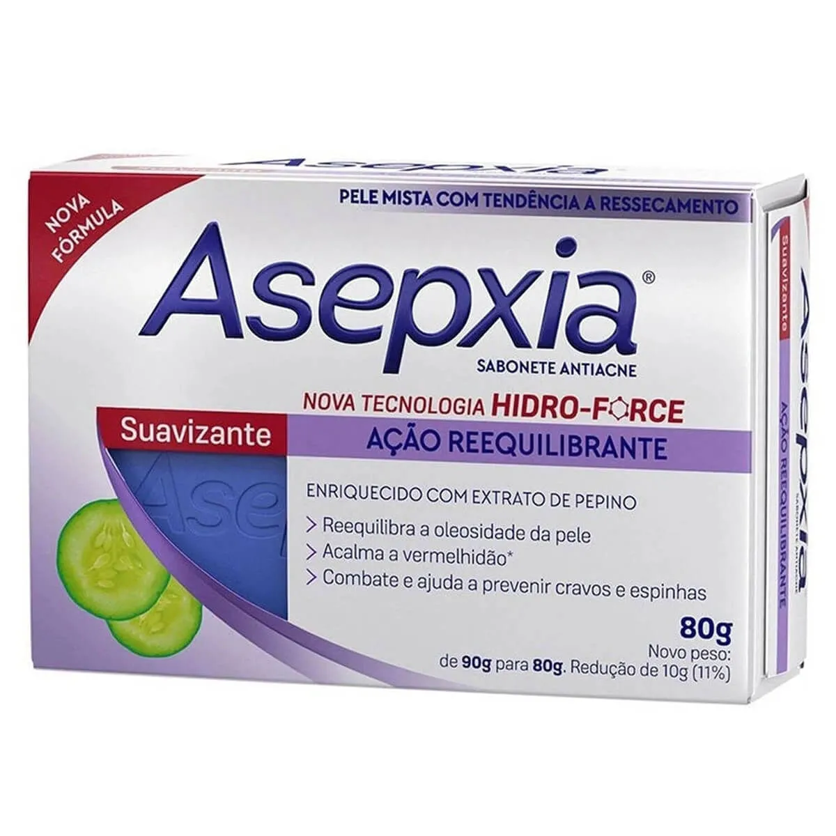 Asepxia Sabonete Cremoso Genomma 90/80G
