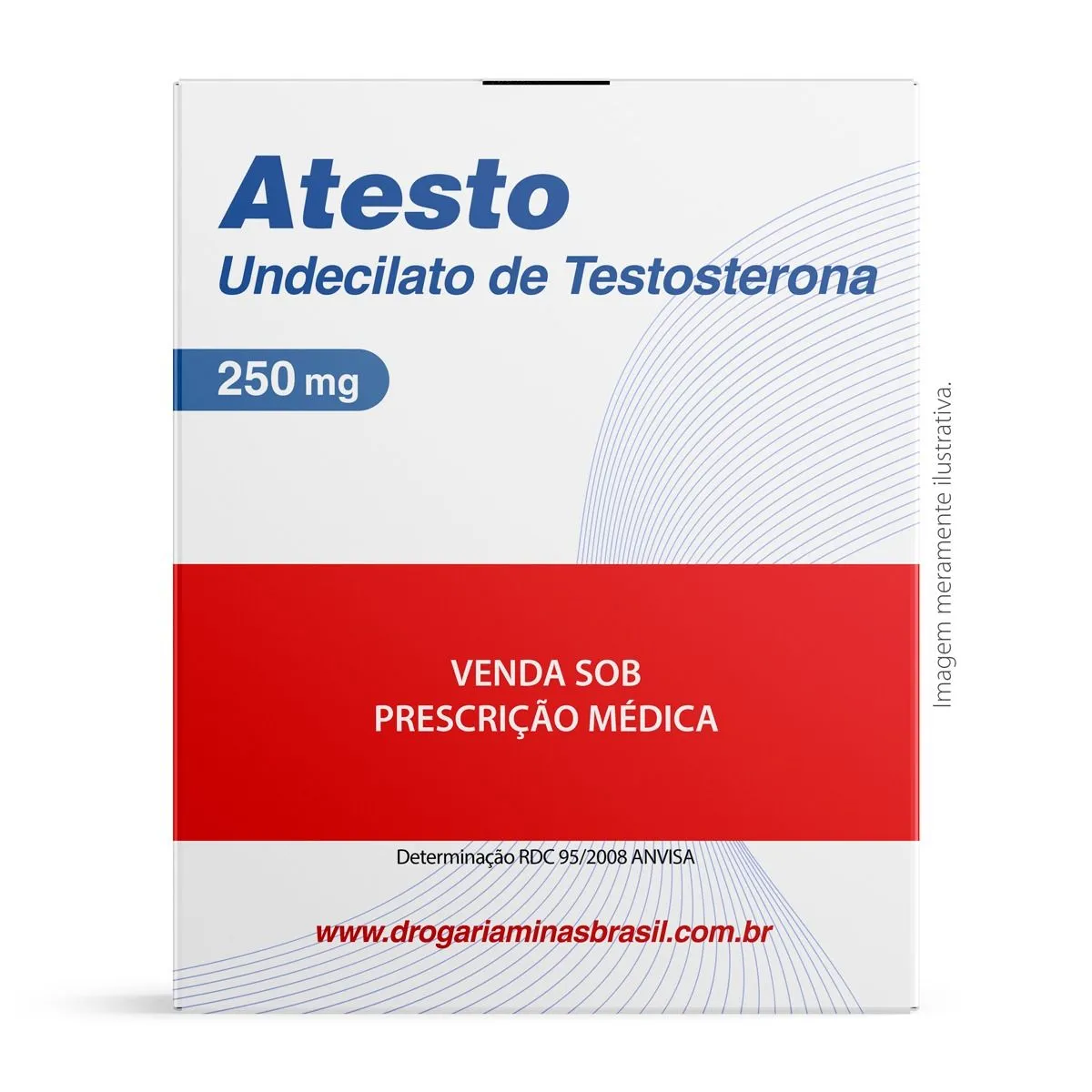 Atesto 250mg Supera com 1 ampola de 4ml