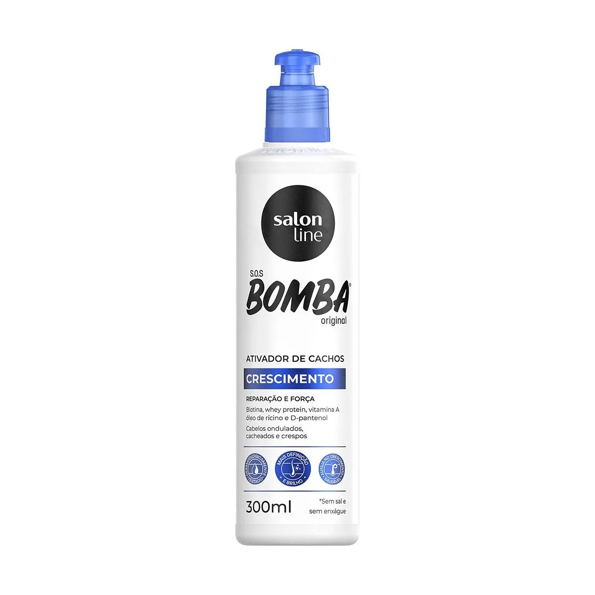 Ativador de Cachos SOS Bomba Original 300ml Salon Line