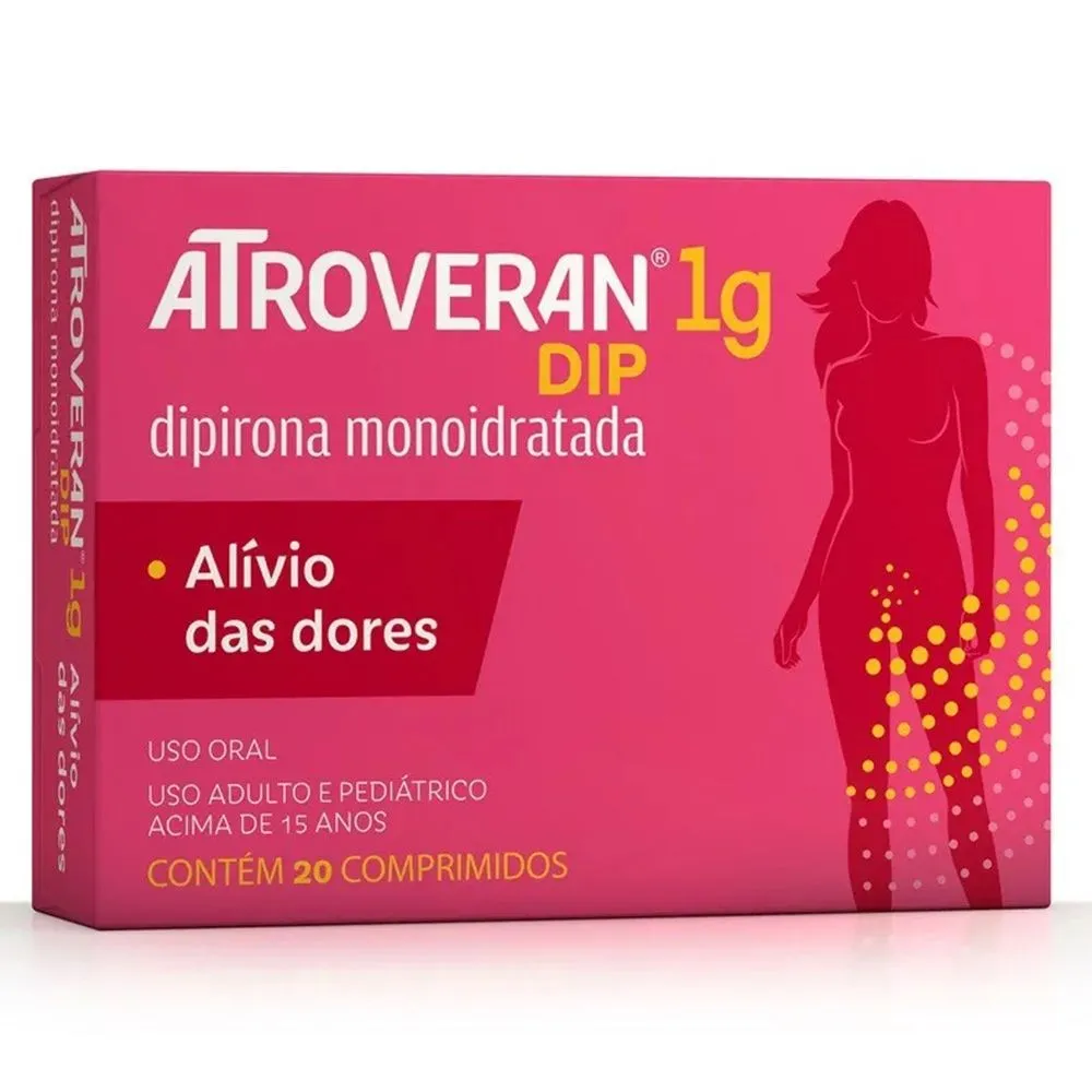 Atroveran Dip 1G Com 20 Comprimidos