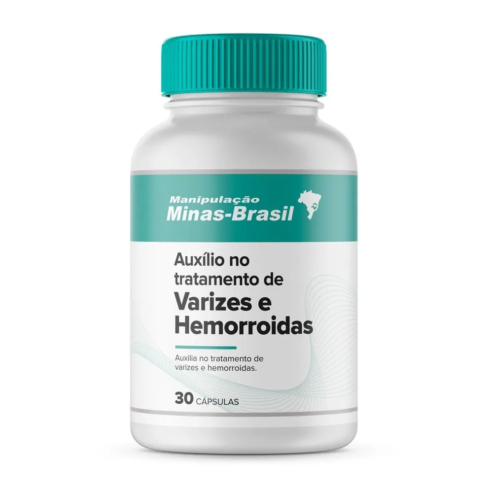 Auxilia no Tratamento de Varizes e Hemorroidas 30 Cápsulas .