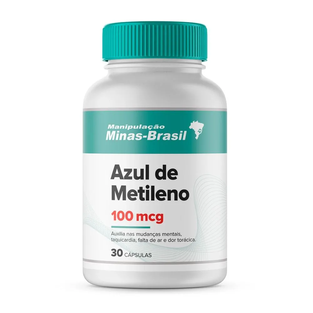Azul de Metileno 100 Mcg - 30 Comprimido Sublingual