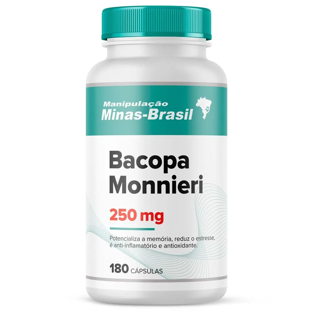 Bacopa Monnieri 250Mg - 180 Cápsulas