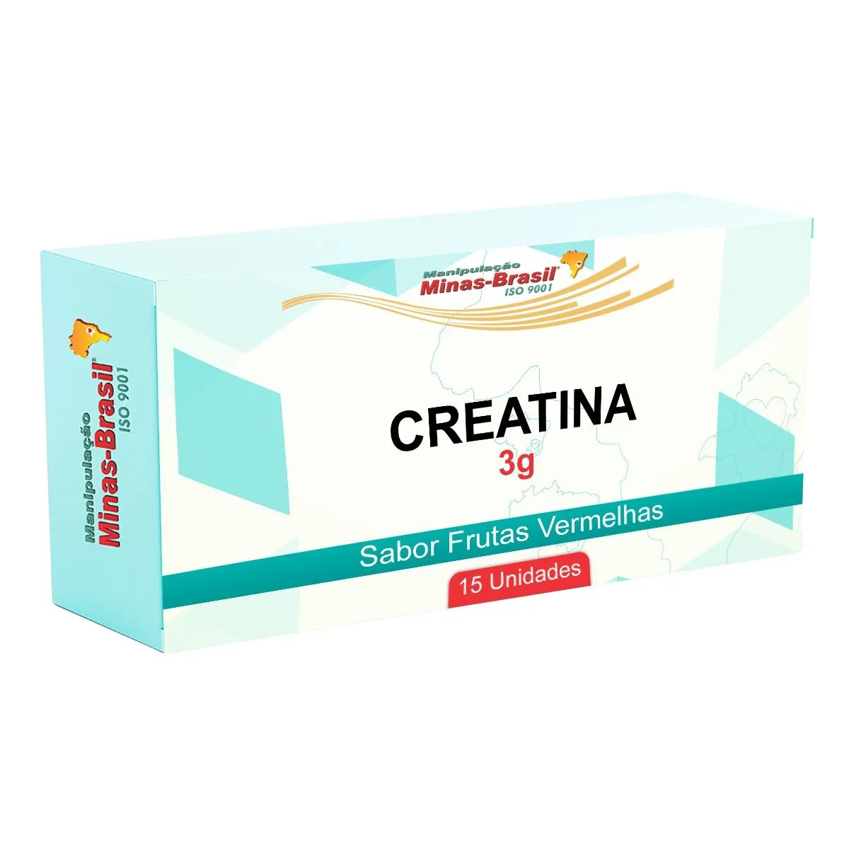 Bala de Goma de Creatina Gummy 3G Sabor Frutas Vermelhas Com 15 Unidades