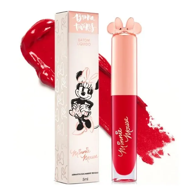 Batom Líquido Bruna Tavares Minnie Mouse