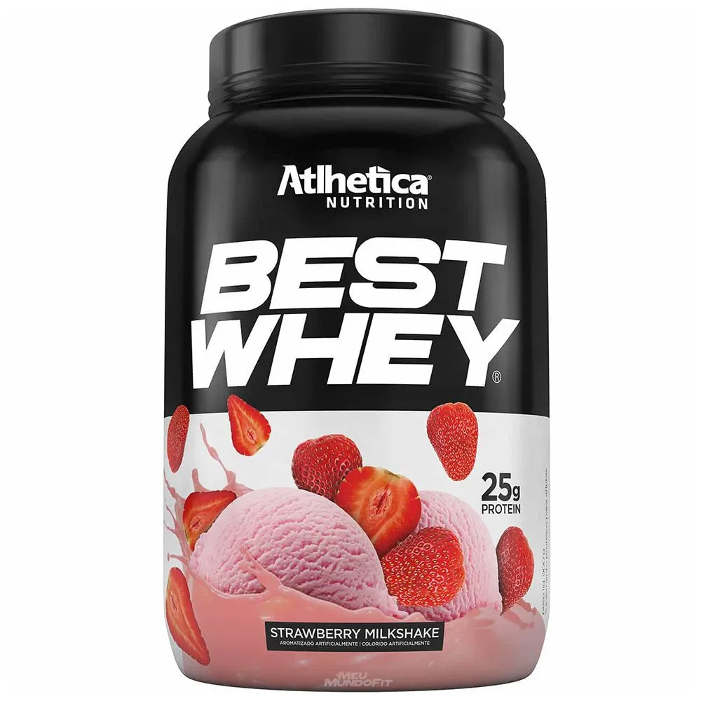 Best Whey Atlhetica Nutrition Strawberry Milkshake 900g