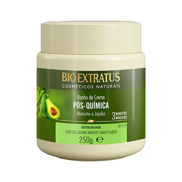 Bio Extratus Banho de Creme Pós-Química Abacate 250g