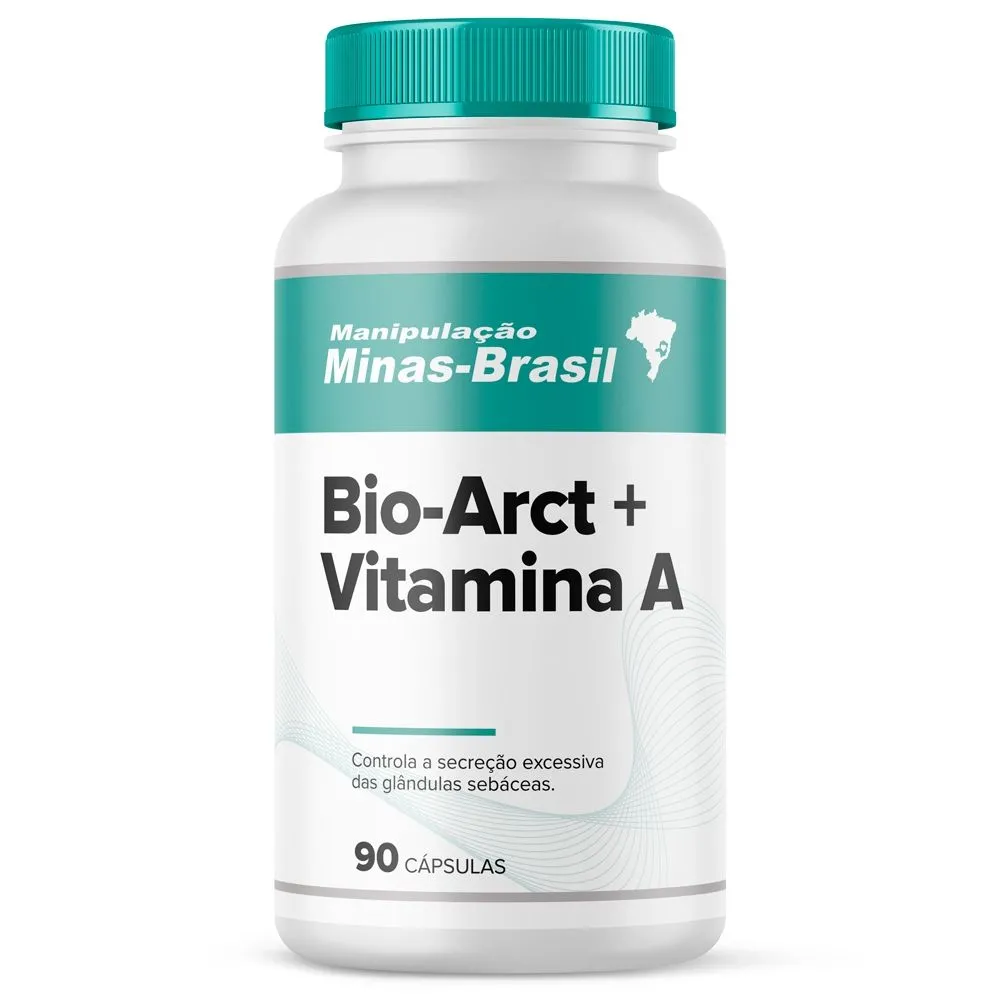 Bioarct 100 Mg Com Vitamina A 5000 Ui - 90 Cápsulas