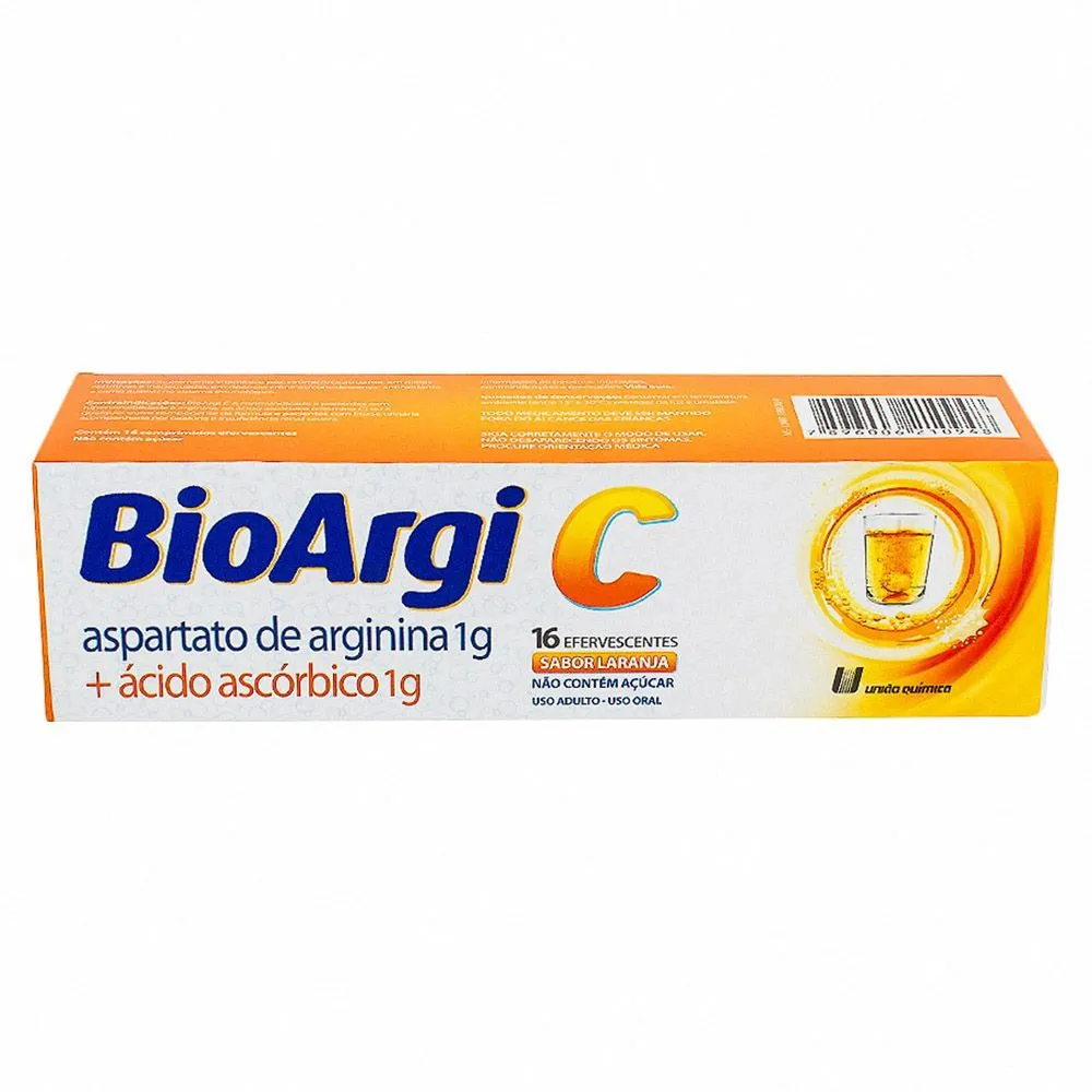 Bioargi-C Com 16 Comprimidos Efervecentes - União Química