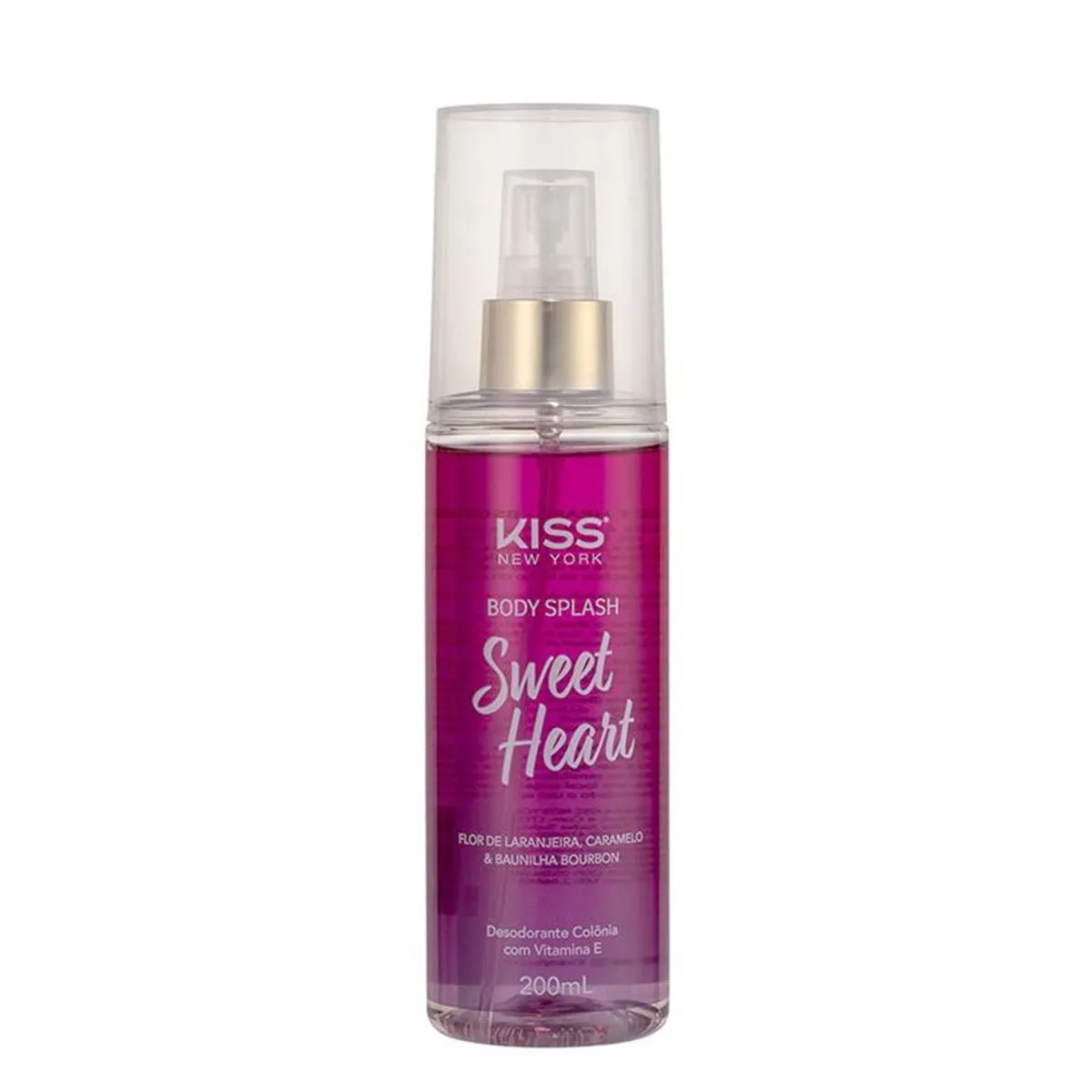 Body Splash Sweet Heart Com 200ml Kiss New York