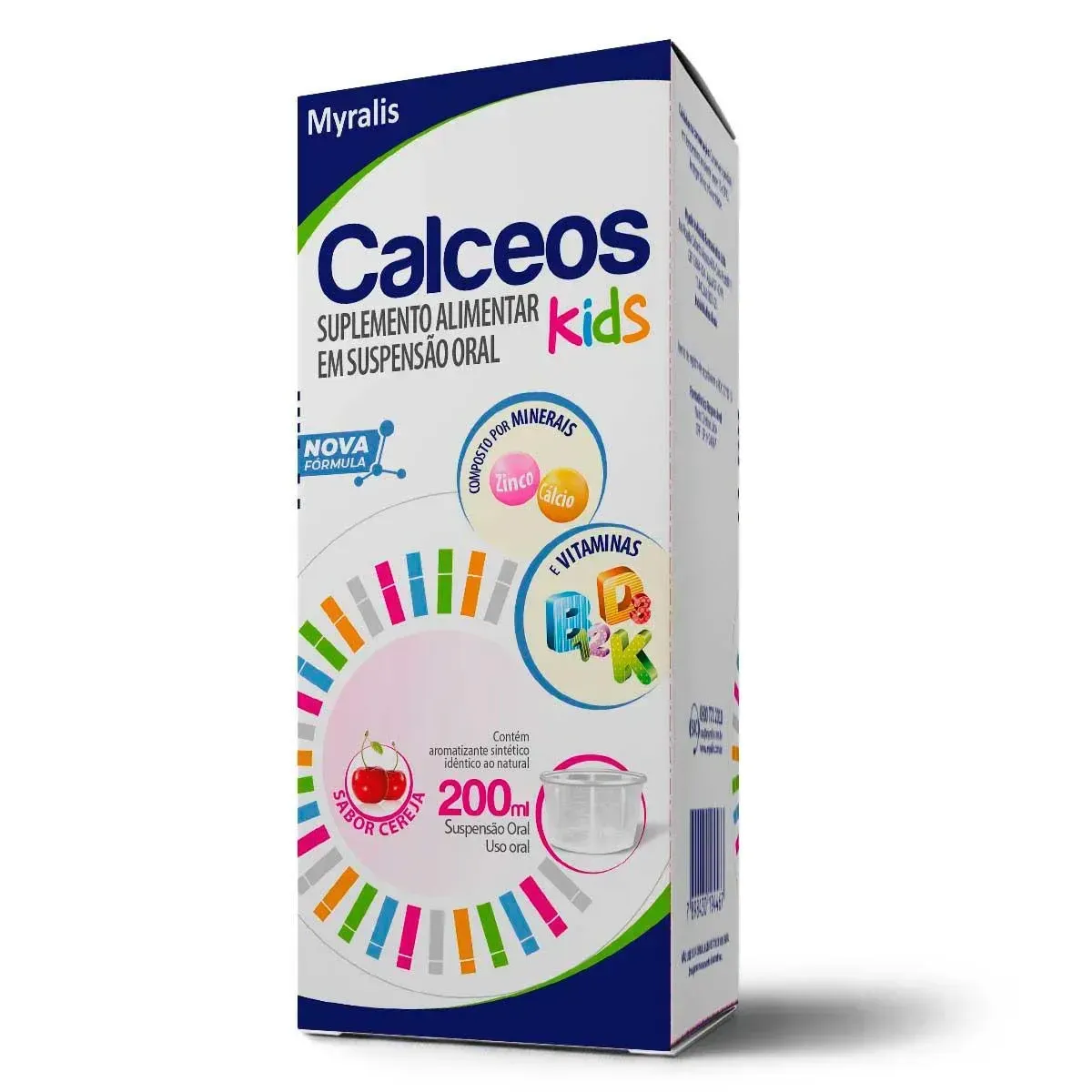 Calceos Kids Solução 200ml Myralis